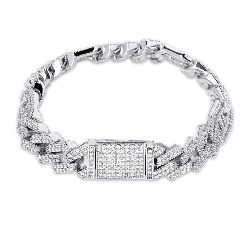 Iced Out 3 to 1 Pig Nose Bracelet - DATNEWDRIP