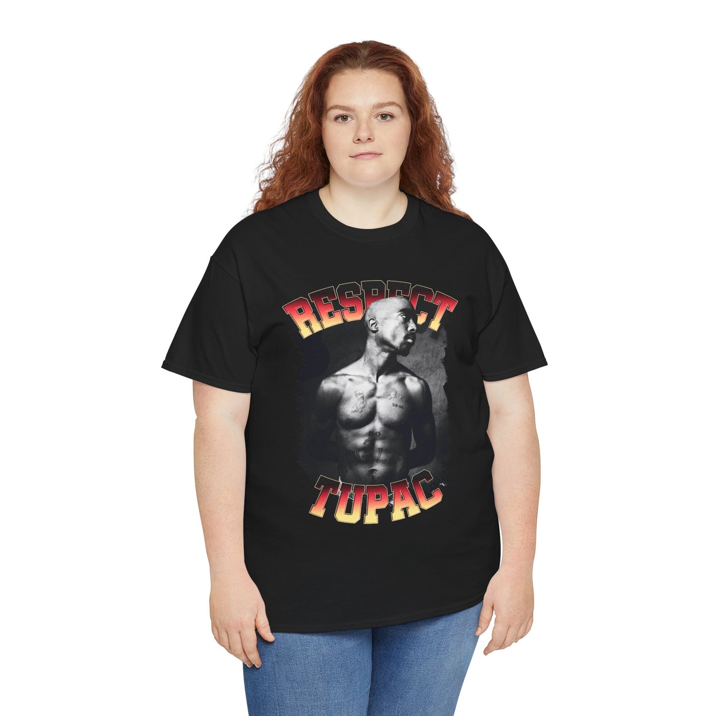 DATNEWDRIP 2pac Respect Graphic Hip Hop T-Shirt