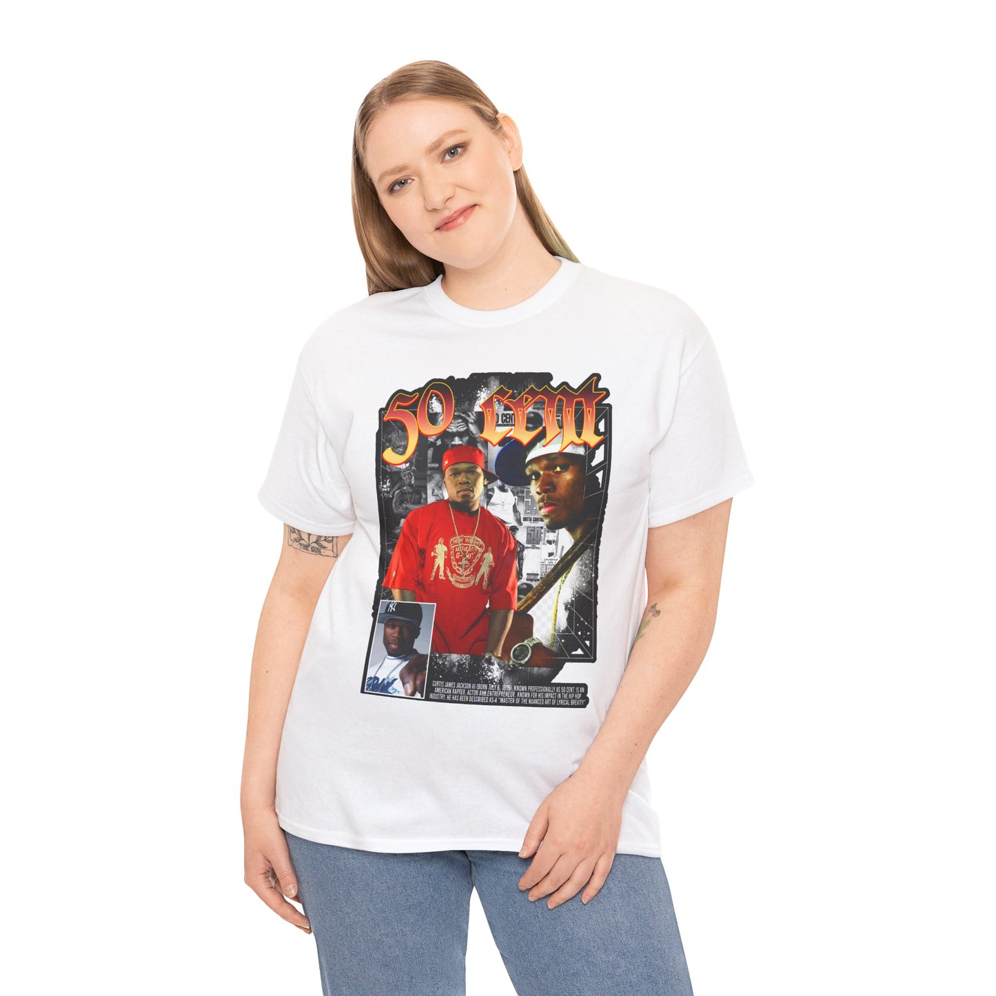 DATNEWDRIP 50 Cent The Greatest Graphic Hip Hop T-Shirt