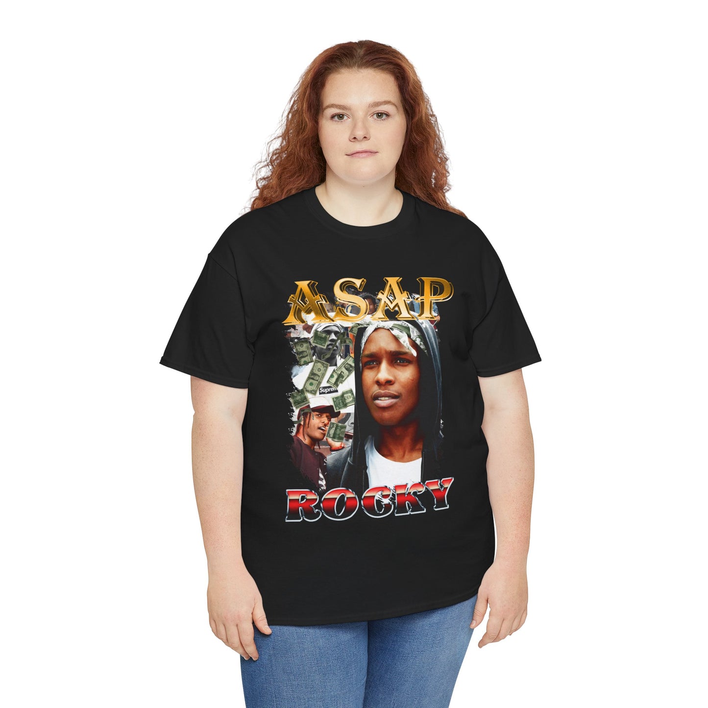 DATNEWDRIP ASAP Rocky Big Baller Graphic Hip Hop T-Shirt