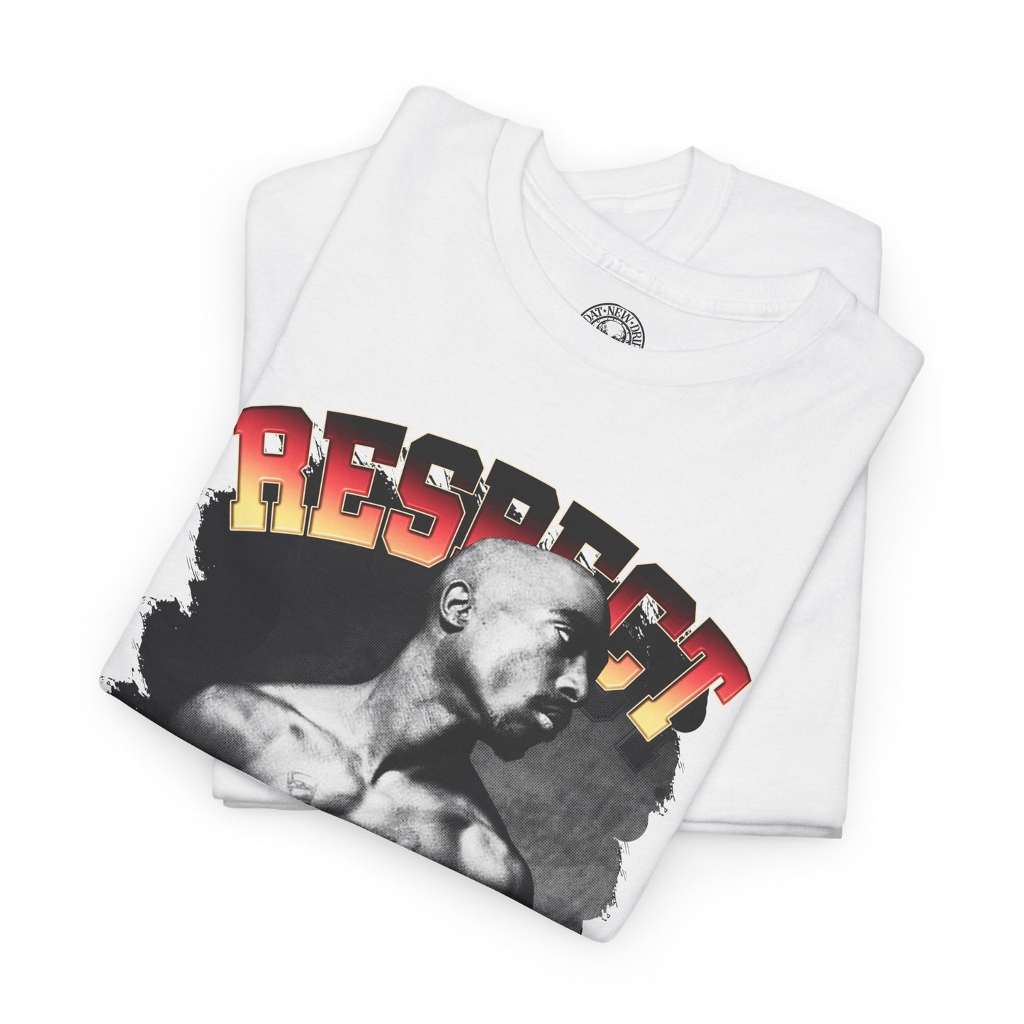 DATNEWDRIP 2pac Respect Graphic Hip Hop T-Shirt
