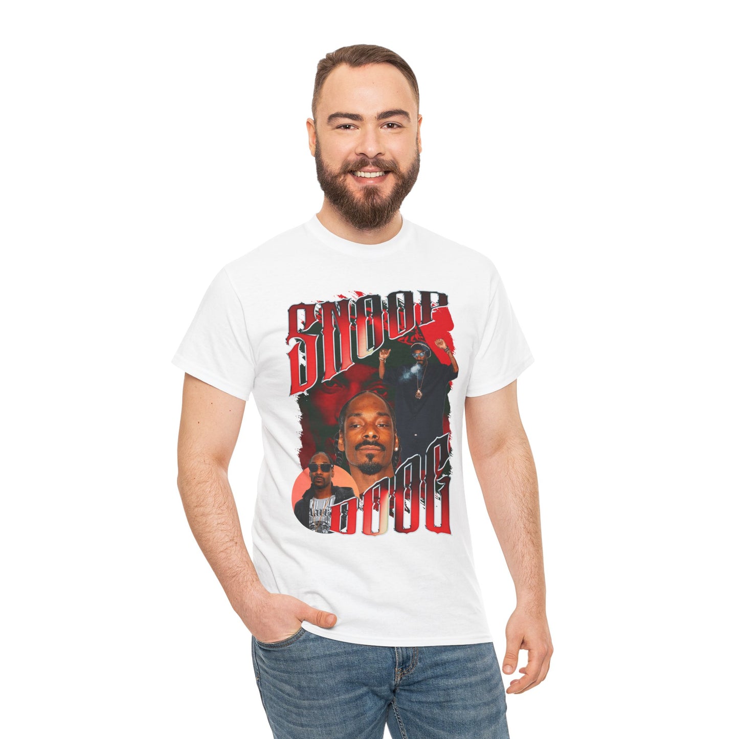 Snoop Dogg Walkin' Graphic Hip Hop T-Shirt