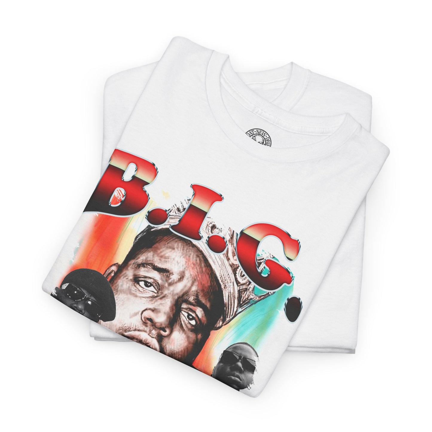 DATNEWDRIP B.I.G. Big Poppa Graphic Hip Hop T-Shirt