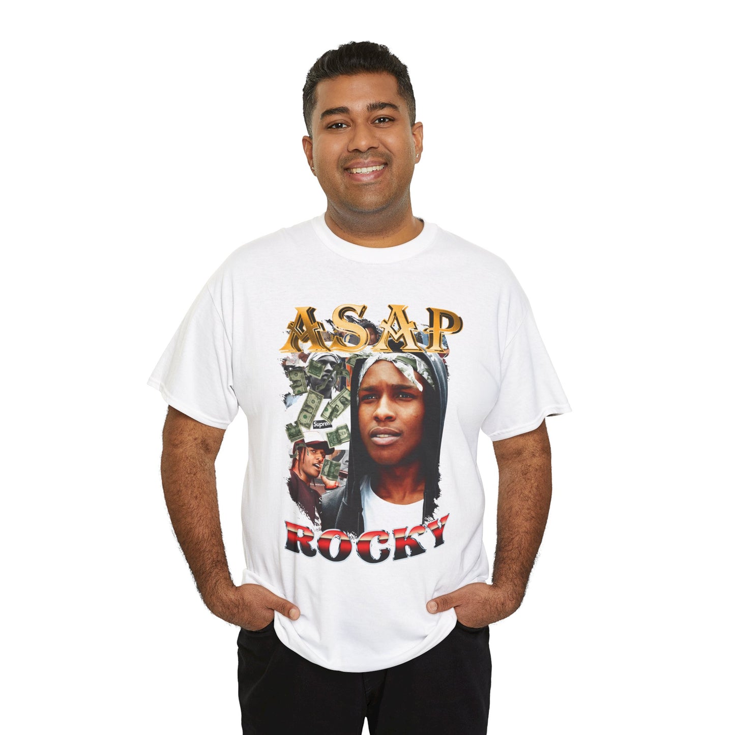 DATNEWDRIP ASAP Rocky Big Baller Graphic Hip Hop T-Shirt
