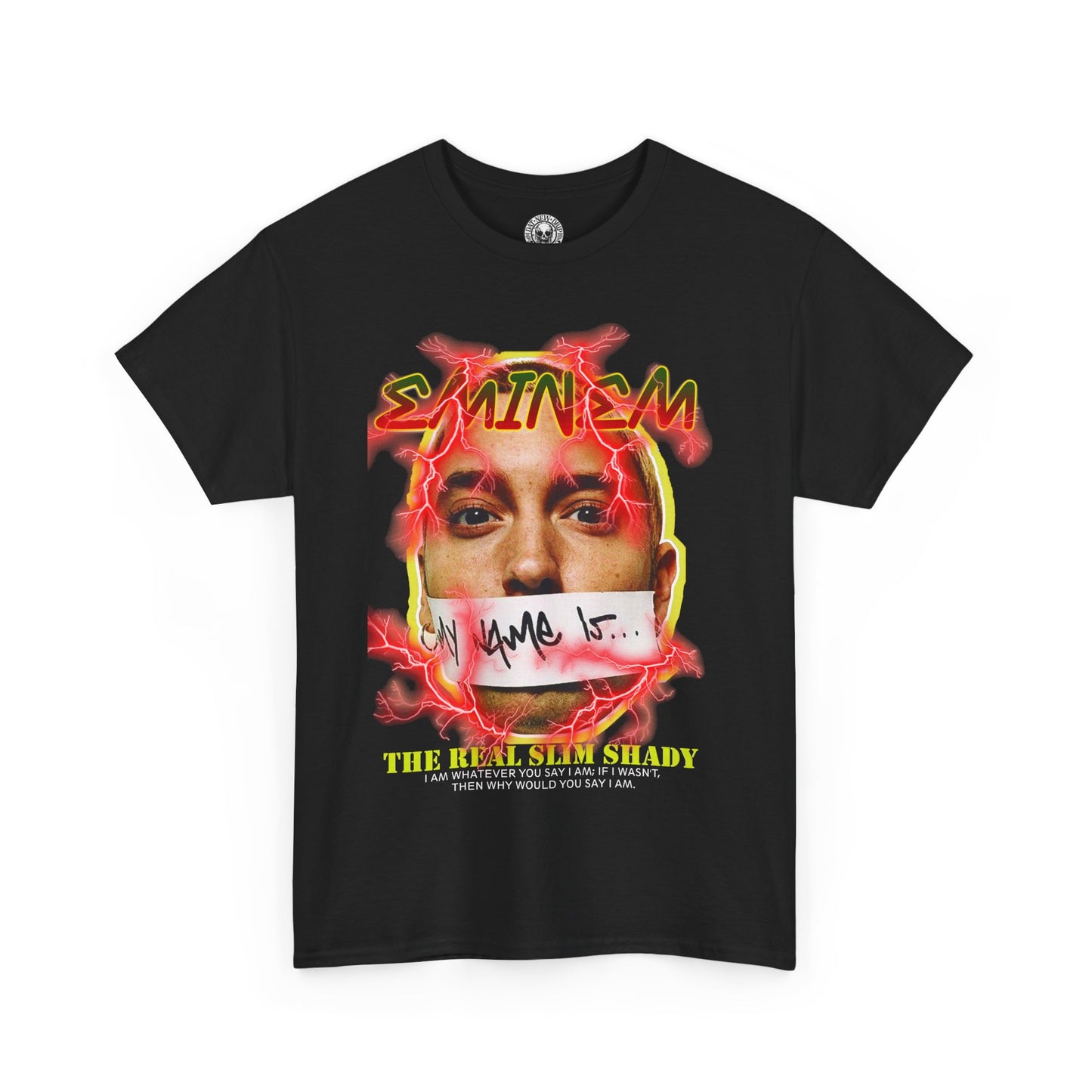DATNEWDRIP Slim Shady Mouth Shut Graphic Hip Hop T-Shirt