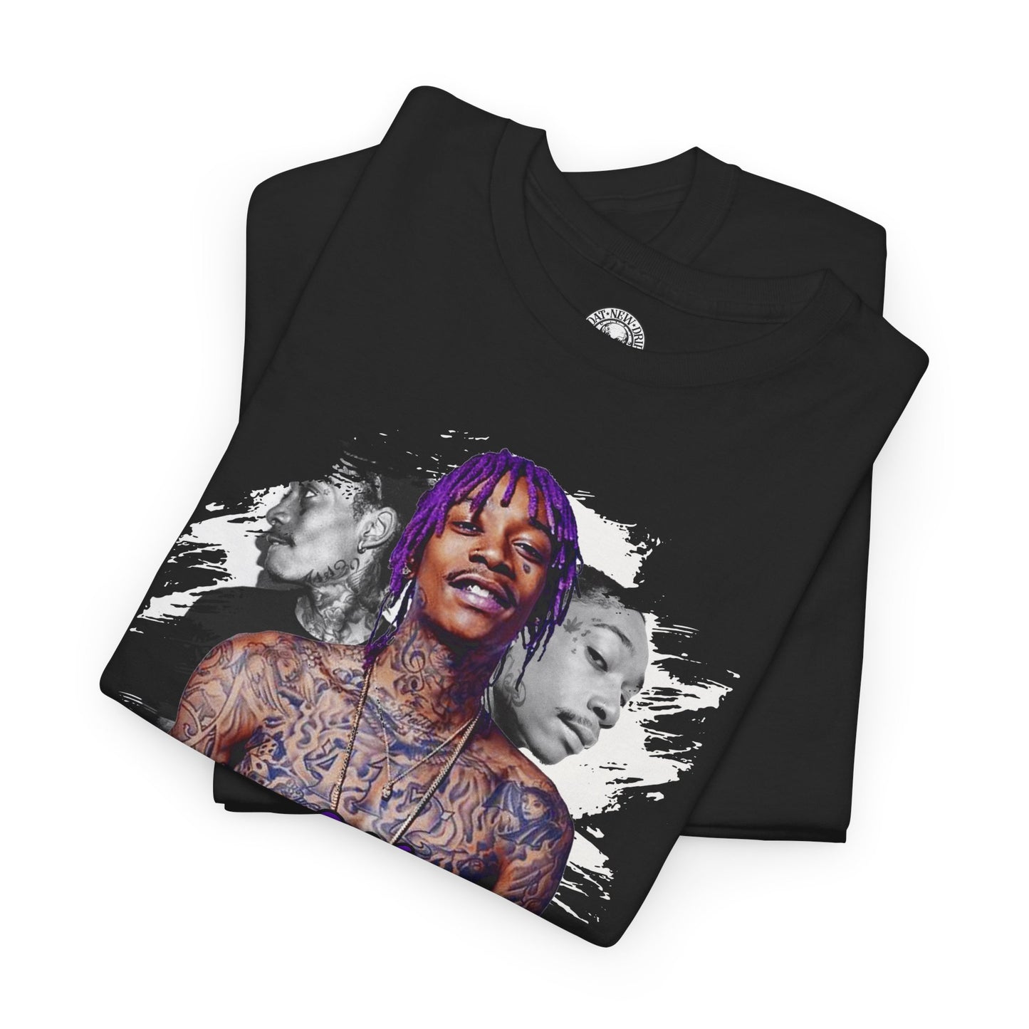 DATNEWDRIP Wiz Khalifa Stand Up Graphic Hip Hop T-Shirt