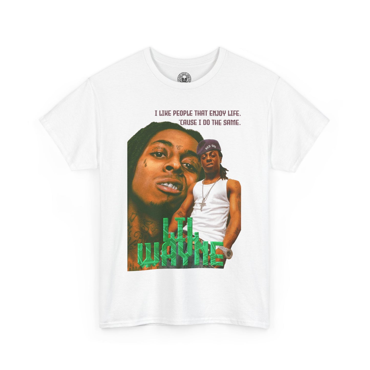 Lil Weezy Enjoy Life Graphic Hip Hop T-Shirt