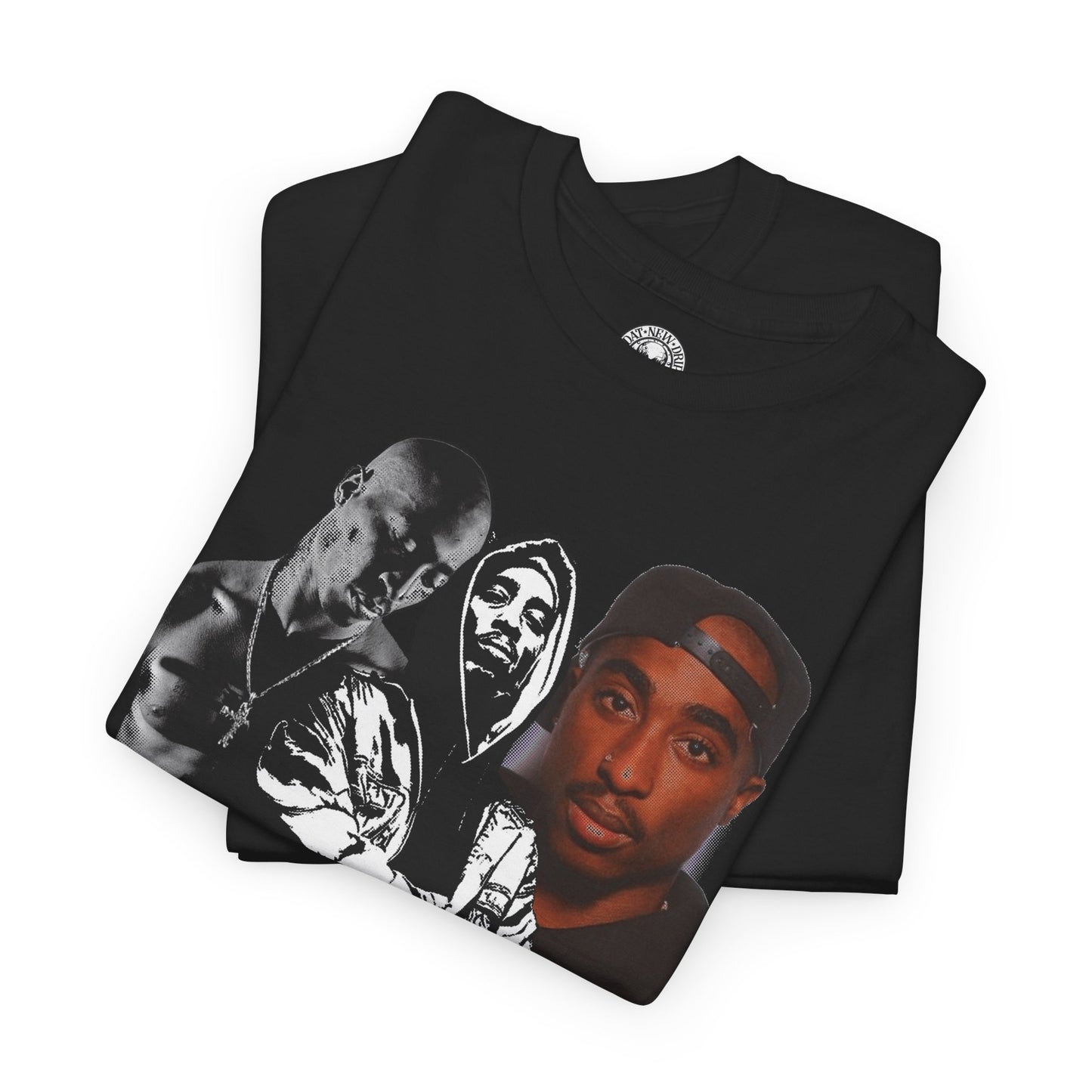 DATNEWDRIP 2pac Hooded Graphic Hip Hop T-Shirt