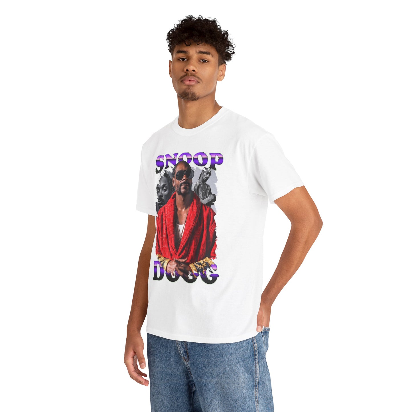 Snoop Dogg Red Robes Graphic Hip Hop T-Shirt