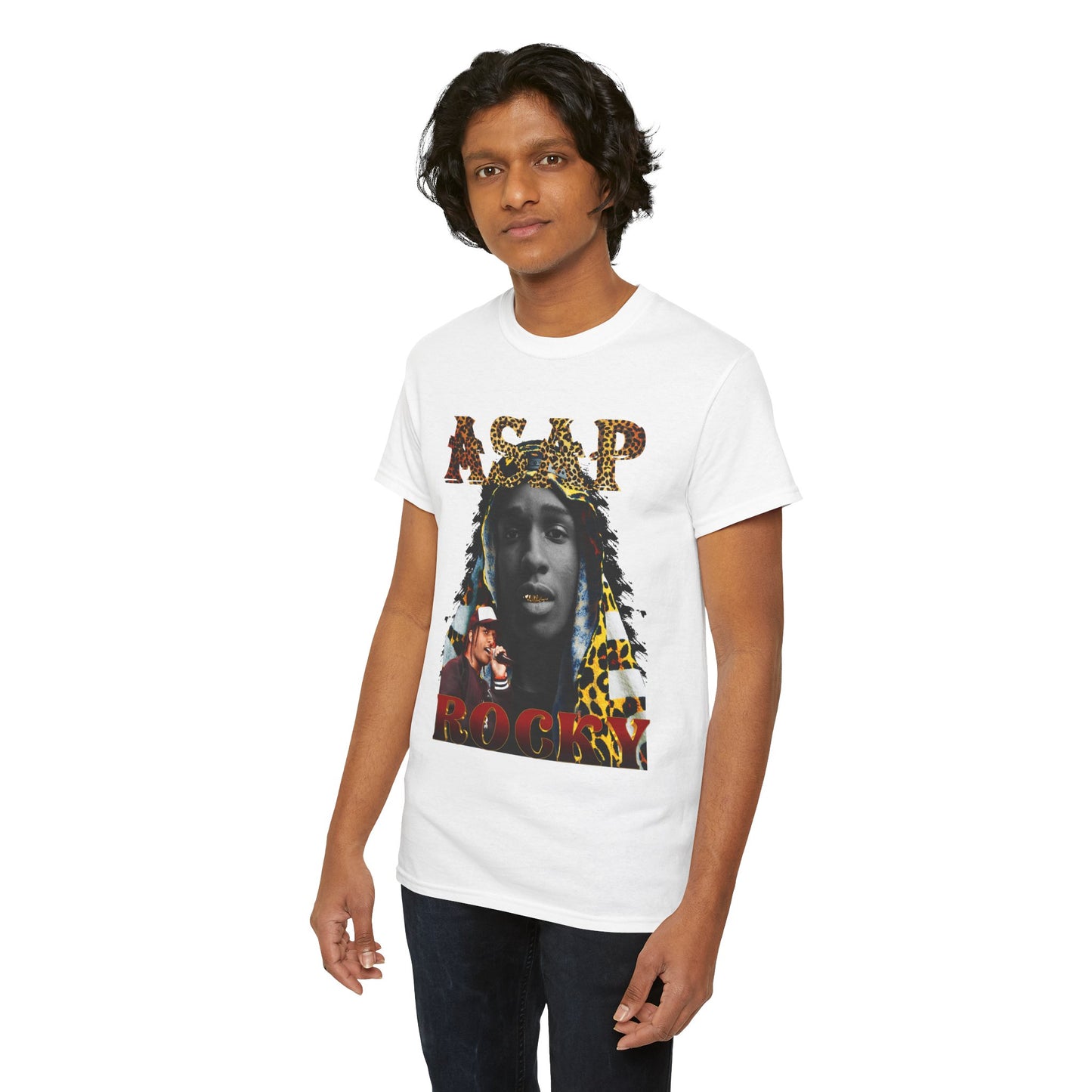 DATNEWDRIP ASAP Rocky The King Graphic Hip Hop T-Shirt