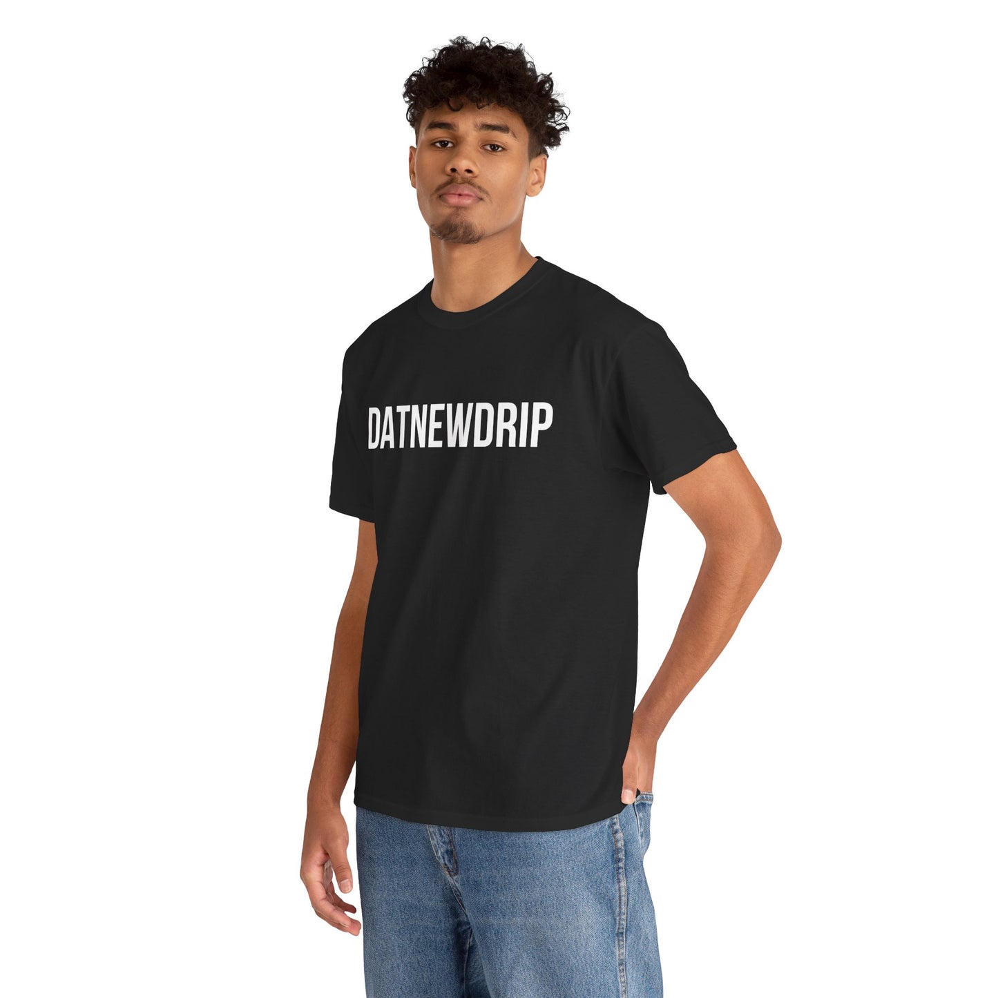 DATNEWDRIP Classic Streetwear Graphic Tee White Lettering
