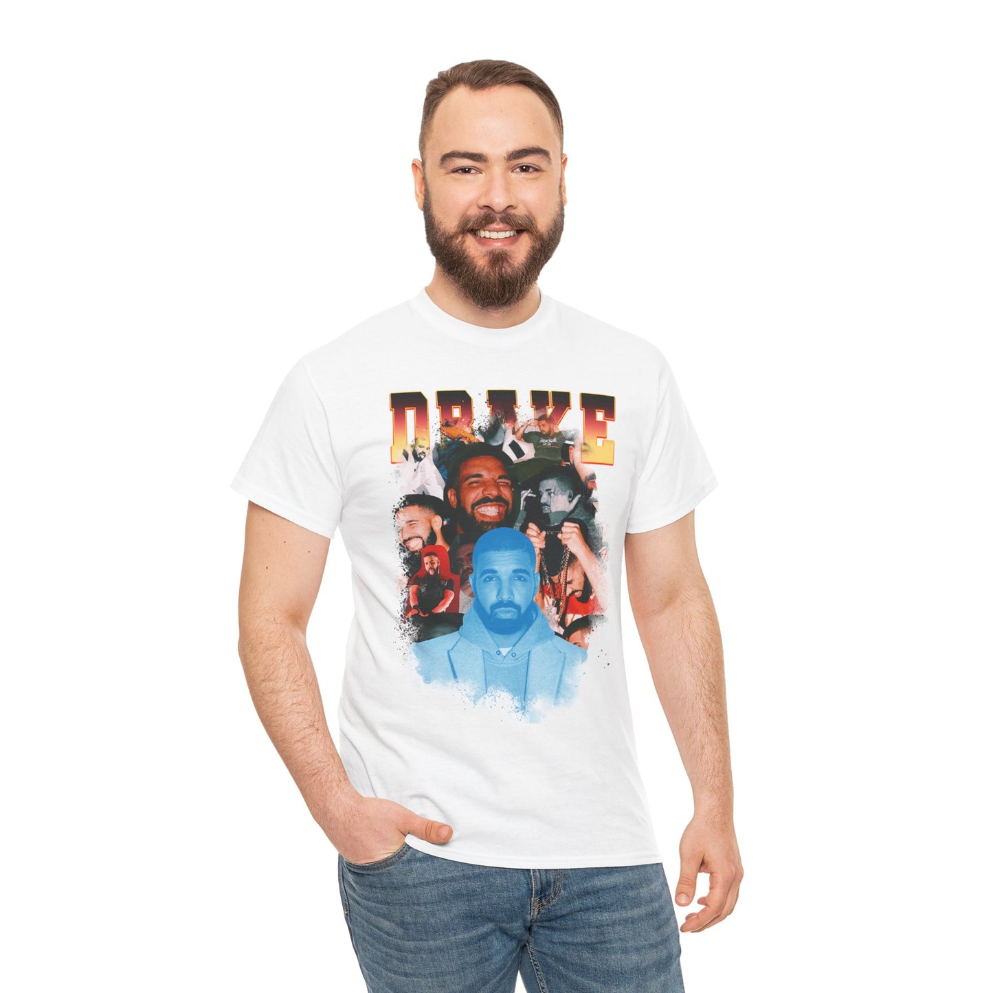 Drake Big Smiles Graphic Hip Hop T-Shirt