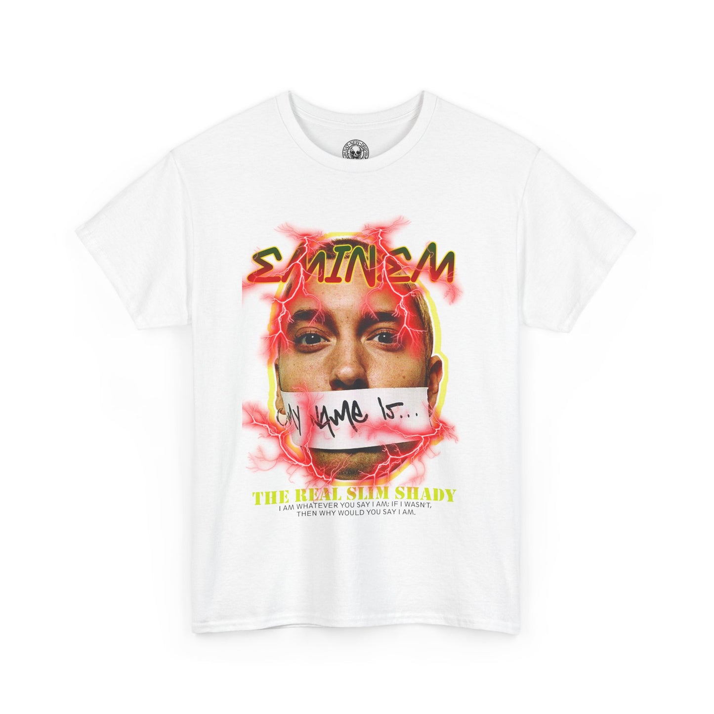 DATNEWDRIP Slim Shady Mouth Shut Graphic Hip Hop T-Shirt
