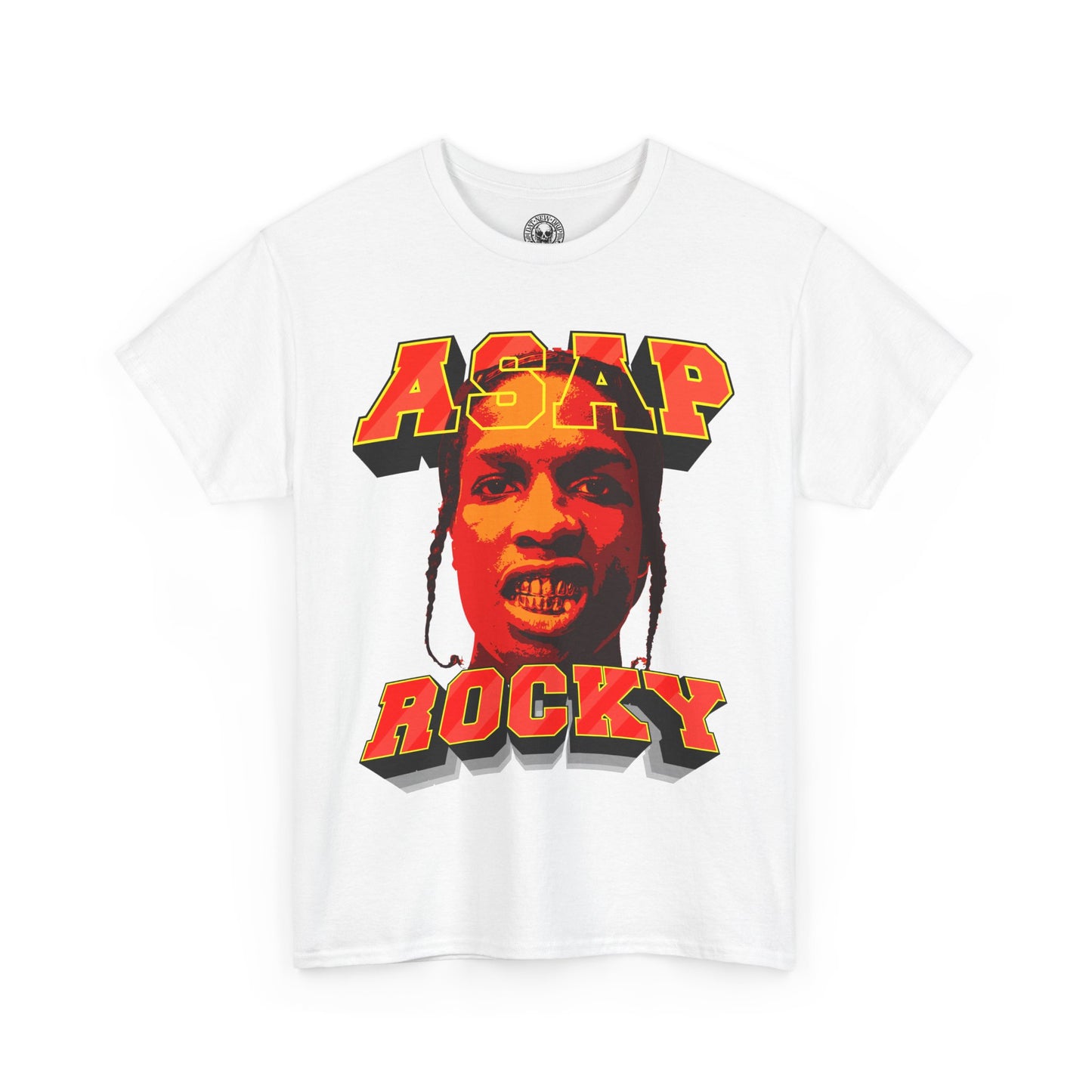 DATNEWDRIP ASAP Rocky Mean Muggin' Graphic Hip Hop T-Shirt