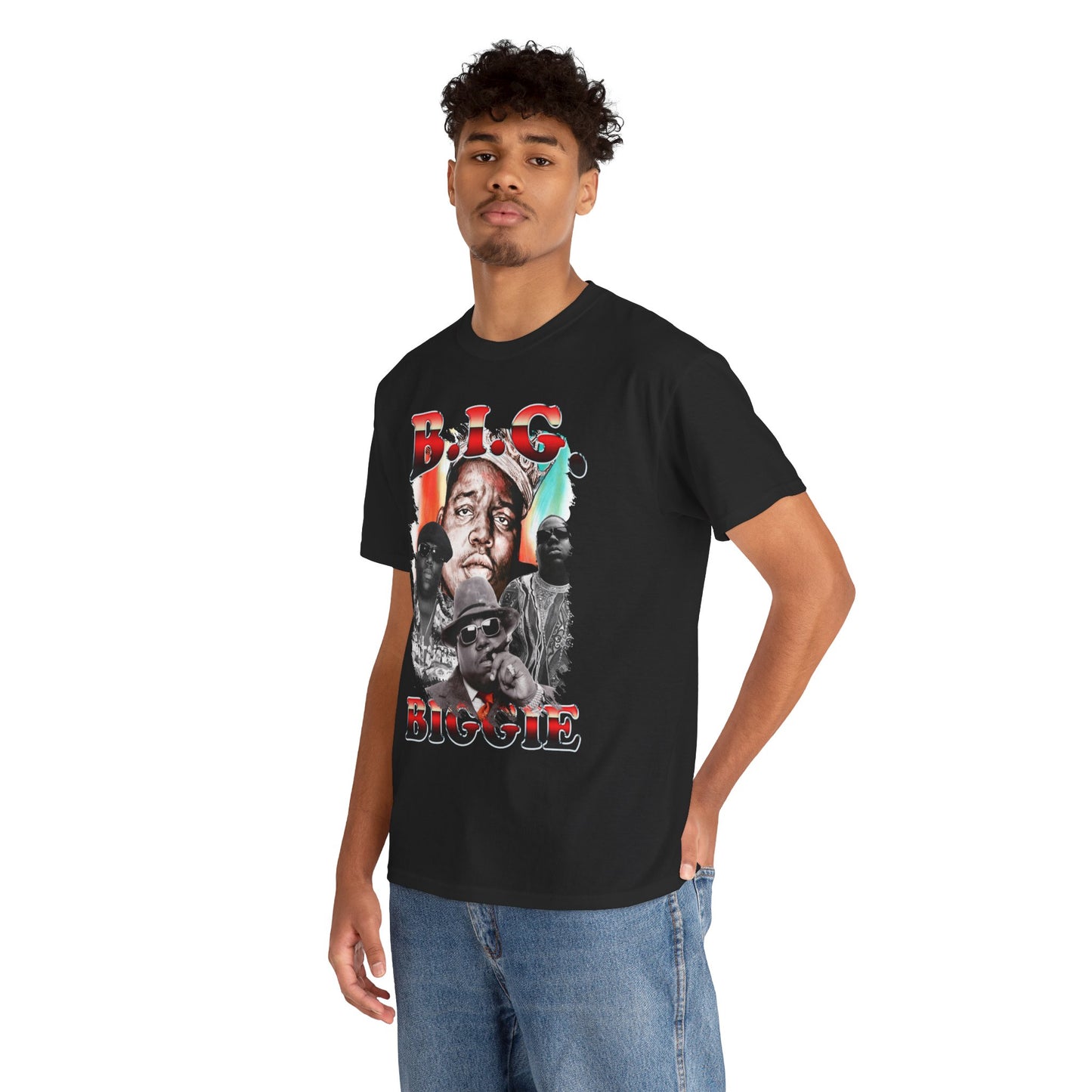 DATNEWDRIP B.I.G. Big Poppa Graphic Hip Hop T-Shirt
