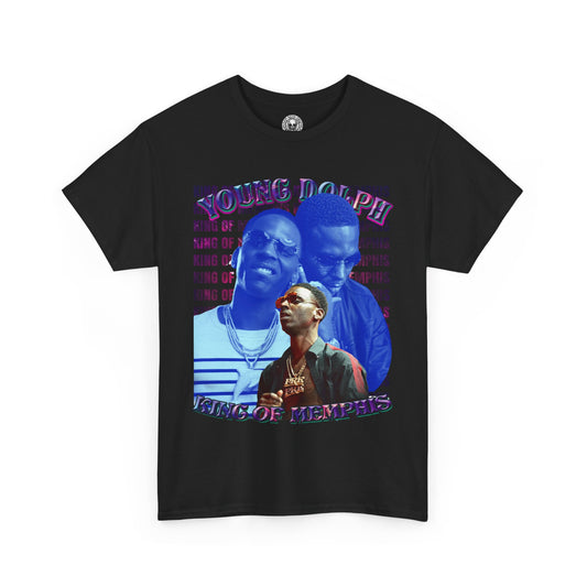 DATNEWDRIP Young Dolph King of Memphis Graphic Hip Hop T-Shirt