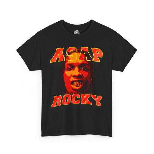 DATNEWDRIP ASAP Rocky Mean Muggin' Graphic Hip Hop T-Shirt