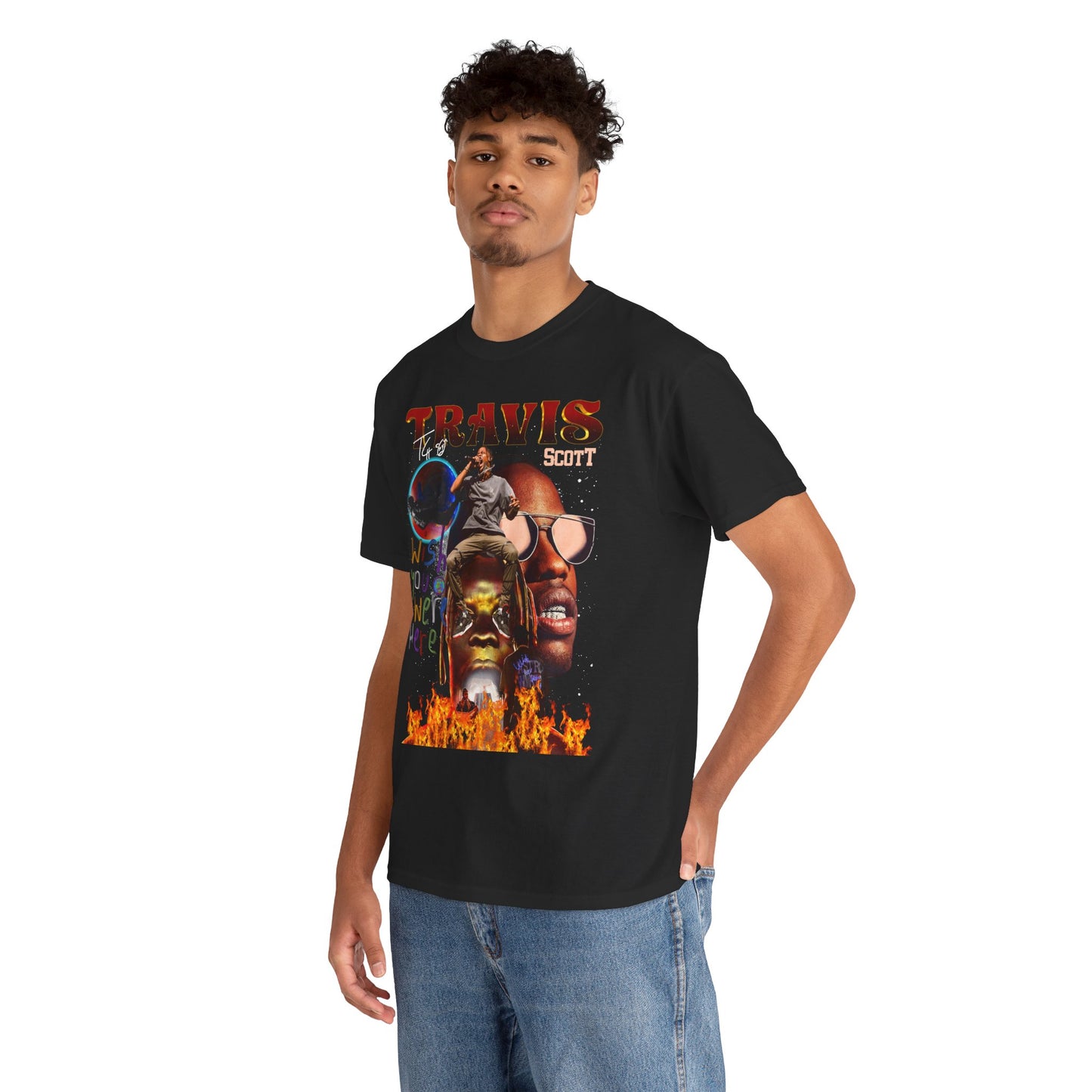 Travis Scott Wish You Were Here Graphic Hip Hop T-Shirt