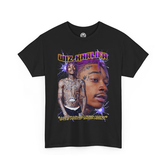 DATNEWDRIP Wiz Khalifa Great Minds Graphic Hip Hop T-Shirt