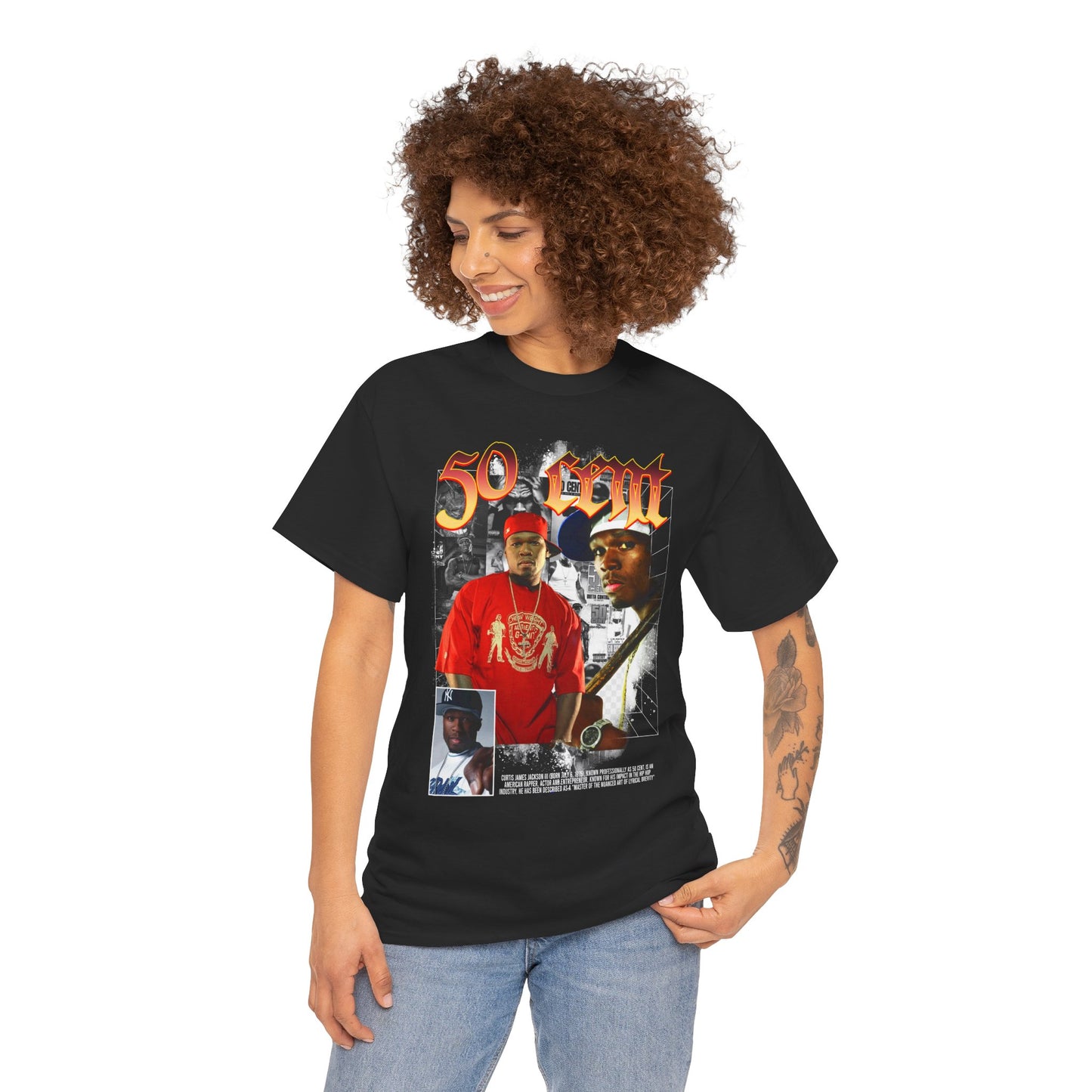 DATNEWDRIP 50 Cent The Greatest Graphic Hip Hop T-Shirt