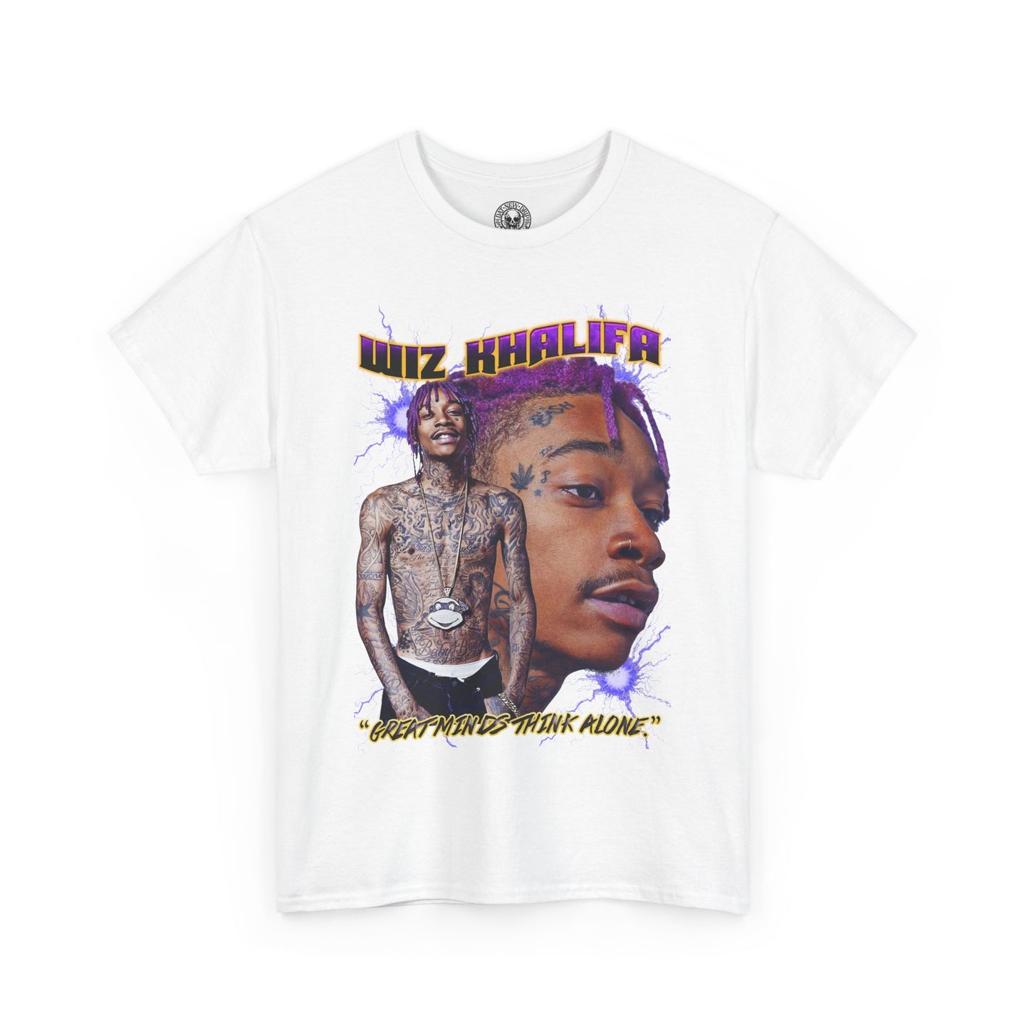 DATNEWDRIP Wiz Khalifa Great Minds Graphic Hip Hop T-Shirt