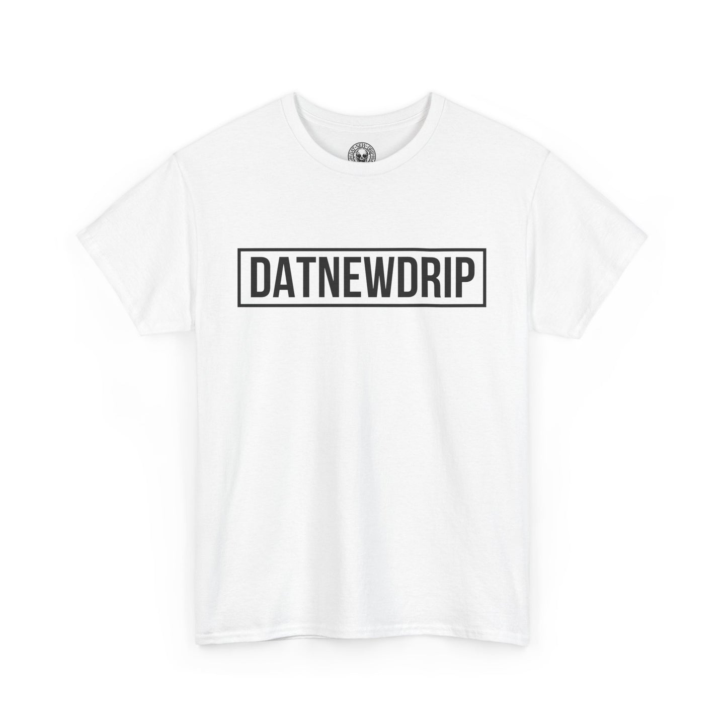 DATNEWDRIP Classic Streetwear Graphic Tee Black Label Logo