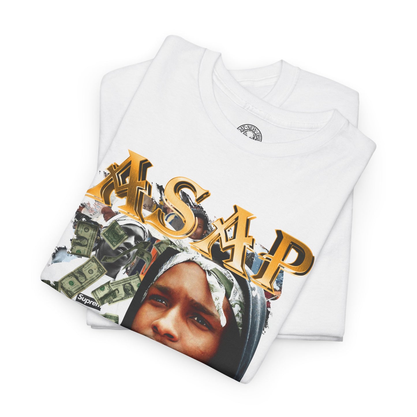 DATNEWDRIP ASAP Rocky Big Baller Graphic Hip Hop T-Shirt