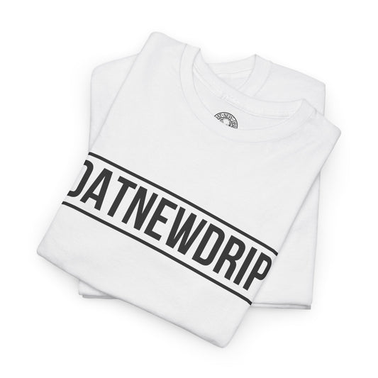 DATNEWDRIP Classic Streetwear Graphic Tee Black Label Logo