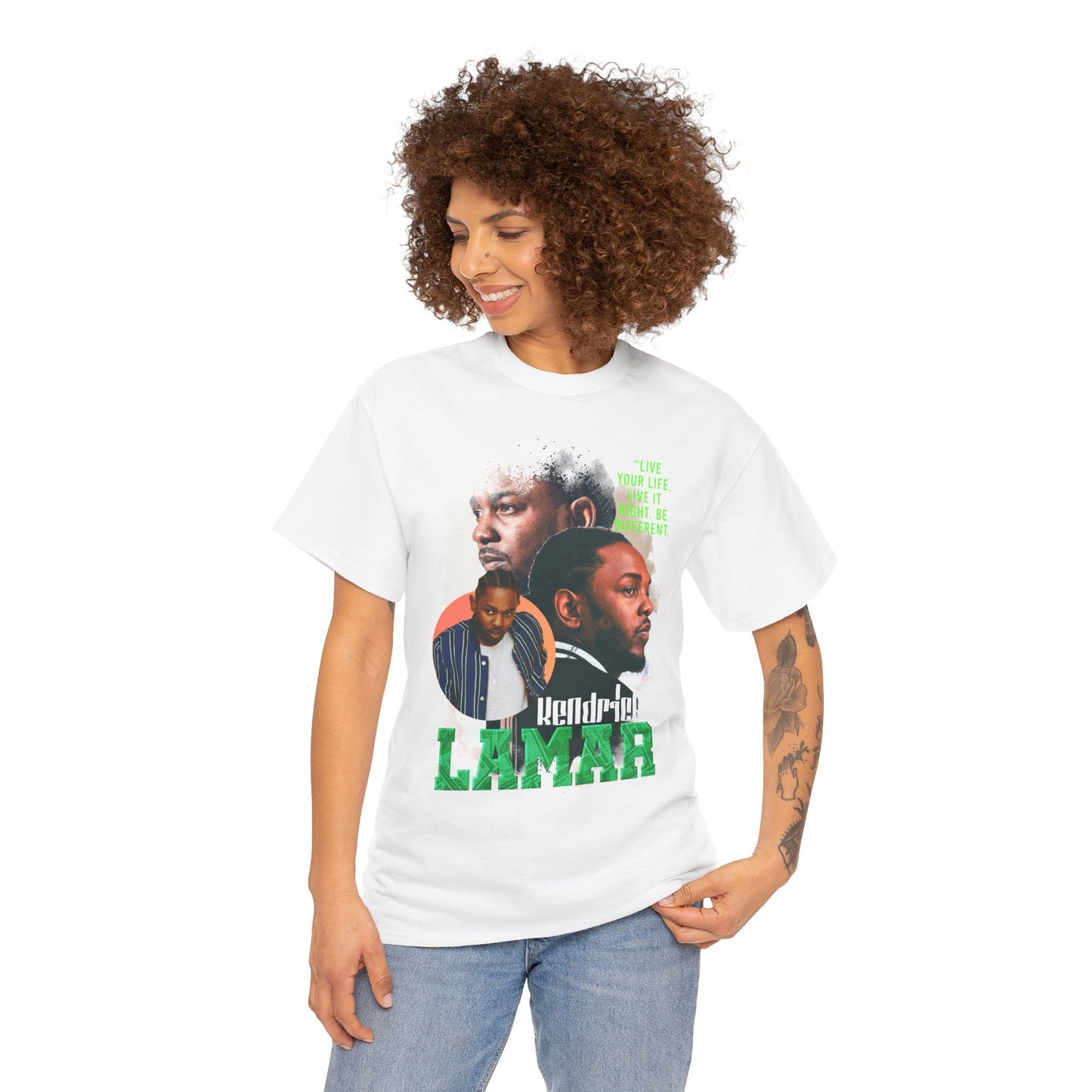 Kendrick Lamar Be Different Graphic Hip Hop T-Shirt