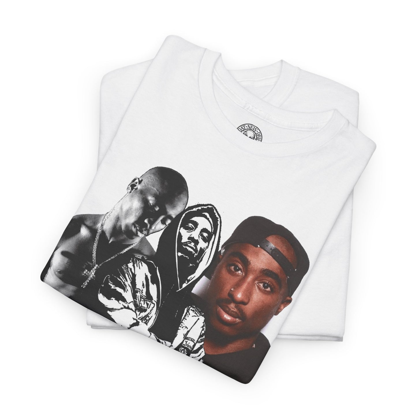 DATNEWDRIP 2pac Hooded Graphic Hip Hop T-Shirt