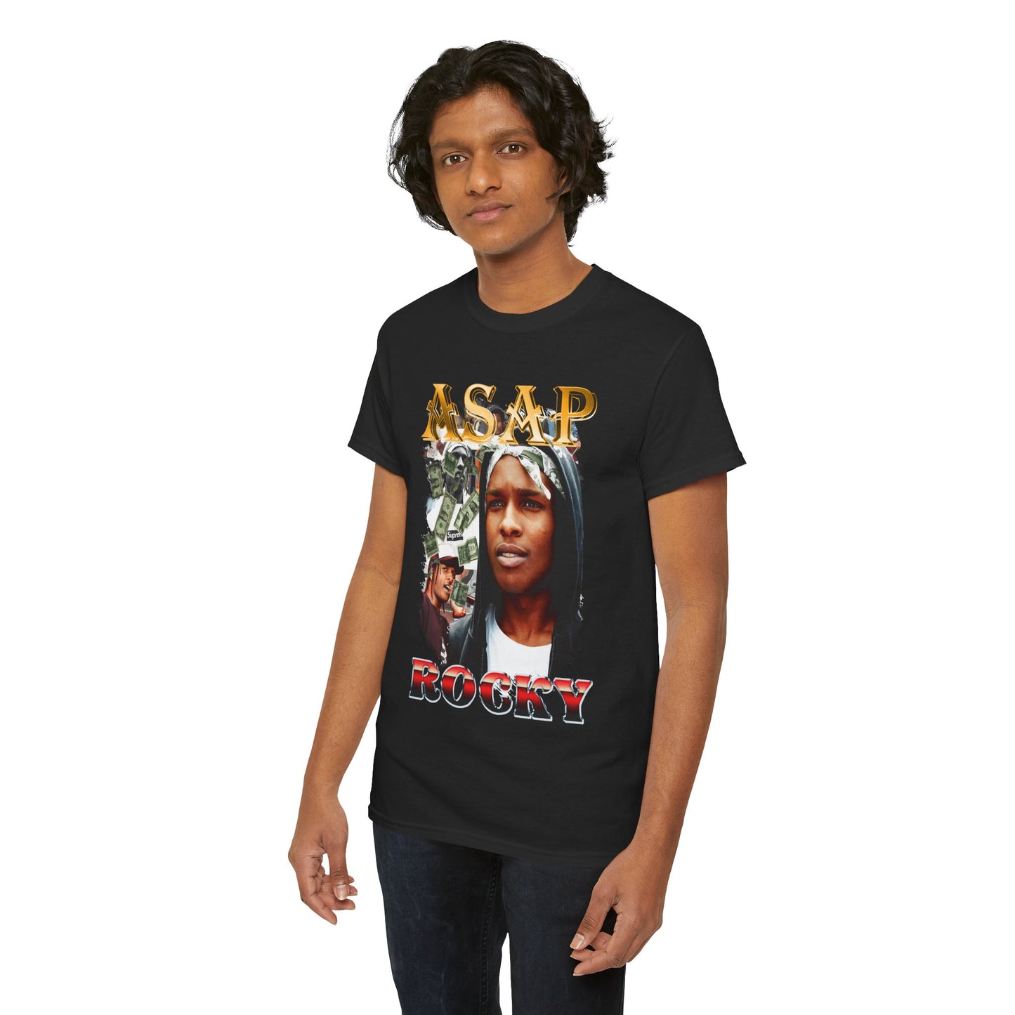 DATNEWDRIP ASAP Rocky Big Baller Graphic Hip Hop T-Shirt