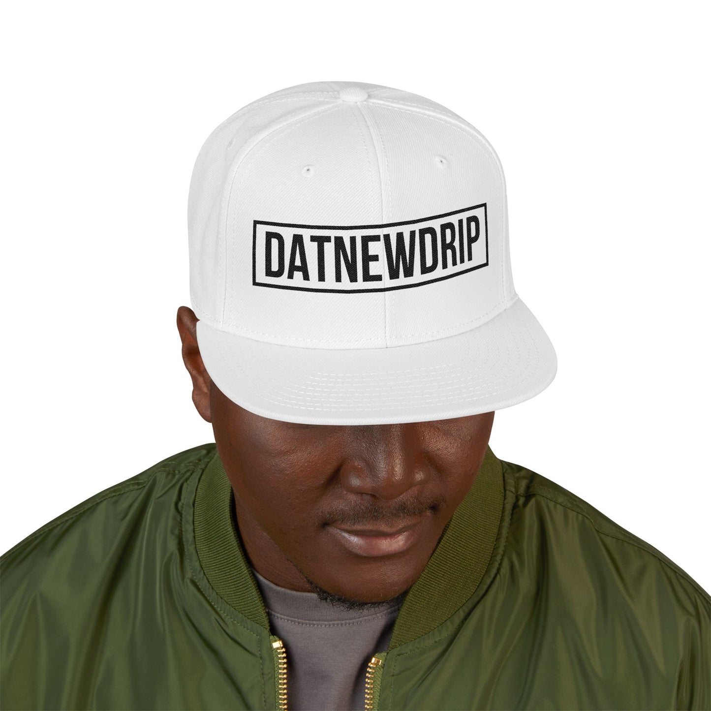 DATNEWDRIP Embroidered Snapback Label Logo