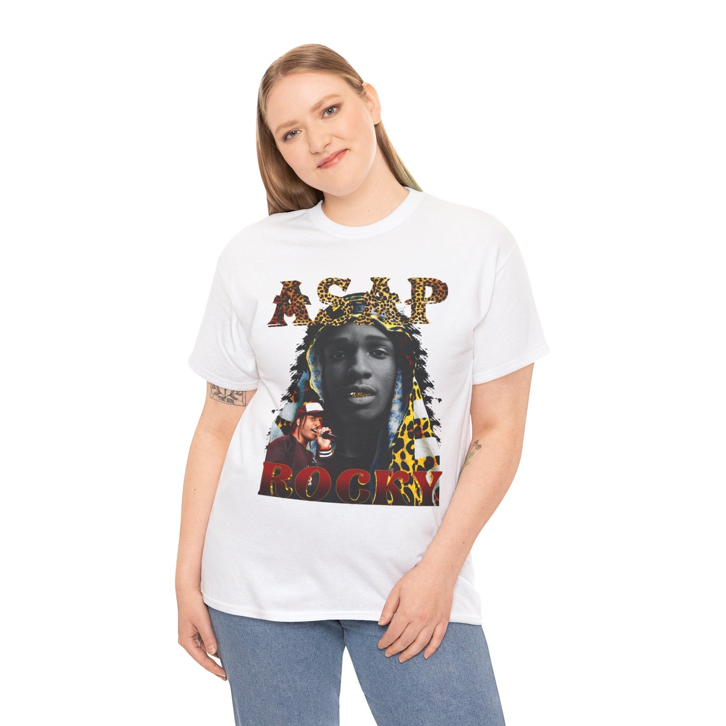 DATNEWDRIP ASAP Rocky The King Graphic Hip Hop T-Shirt