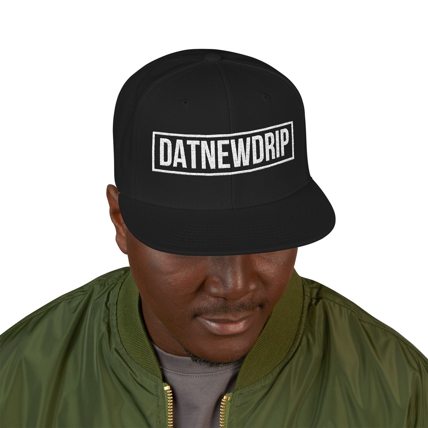 DATNEWDRIP Embroidered Snapback White Label Logo