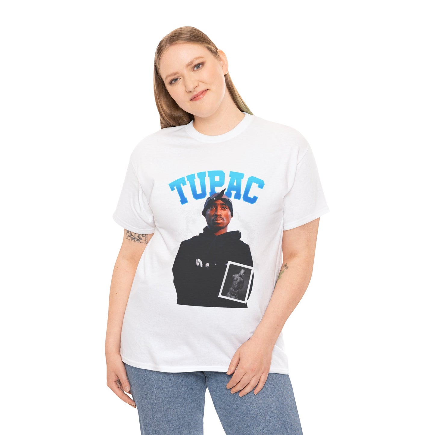 DATNEWDRIP 2pac Shine On Graphic Hip Hop T-Shirt