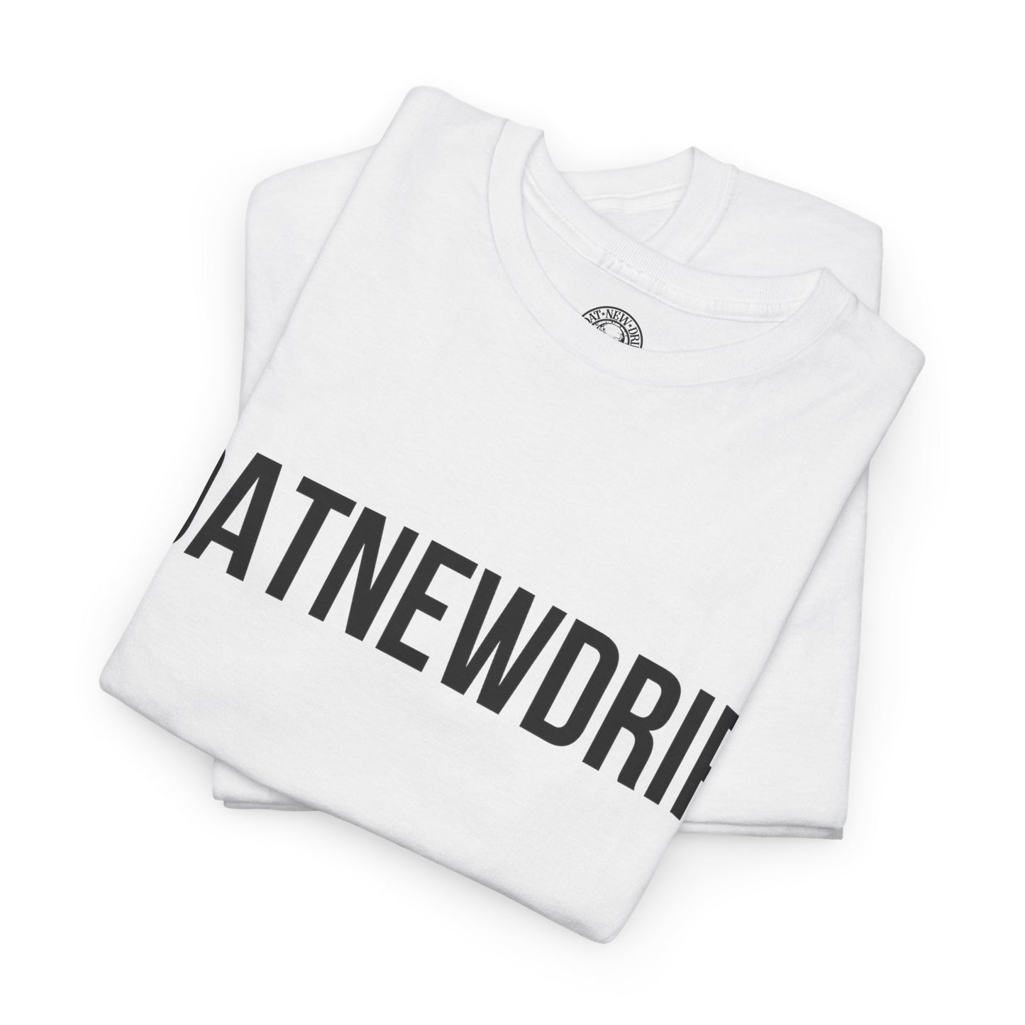 DATNEWDRIP Classic Streetwear Graphic Tee Black Lettering