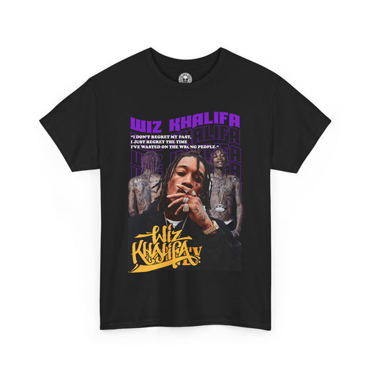 DATNEWDRIP Wiz Khalifa No Regrets Graphic Hip Hop T-Shirt
