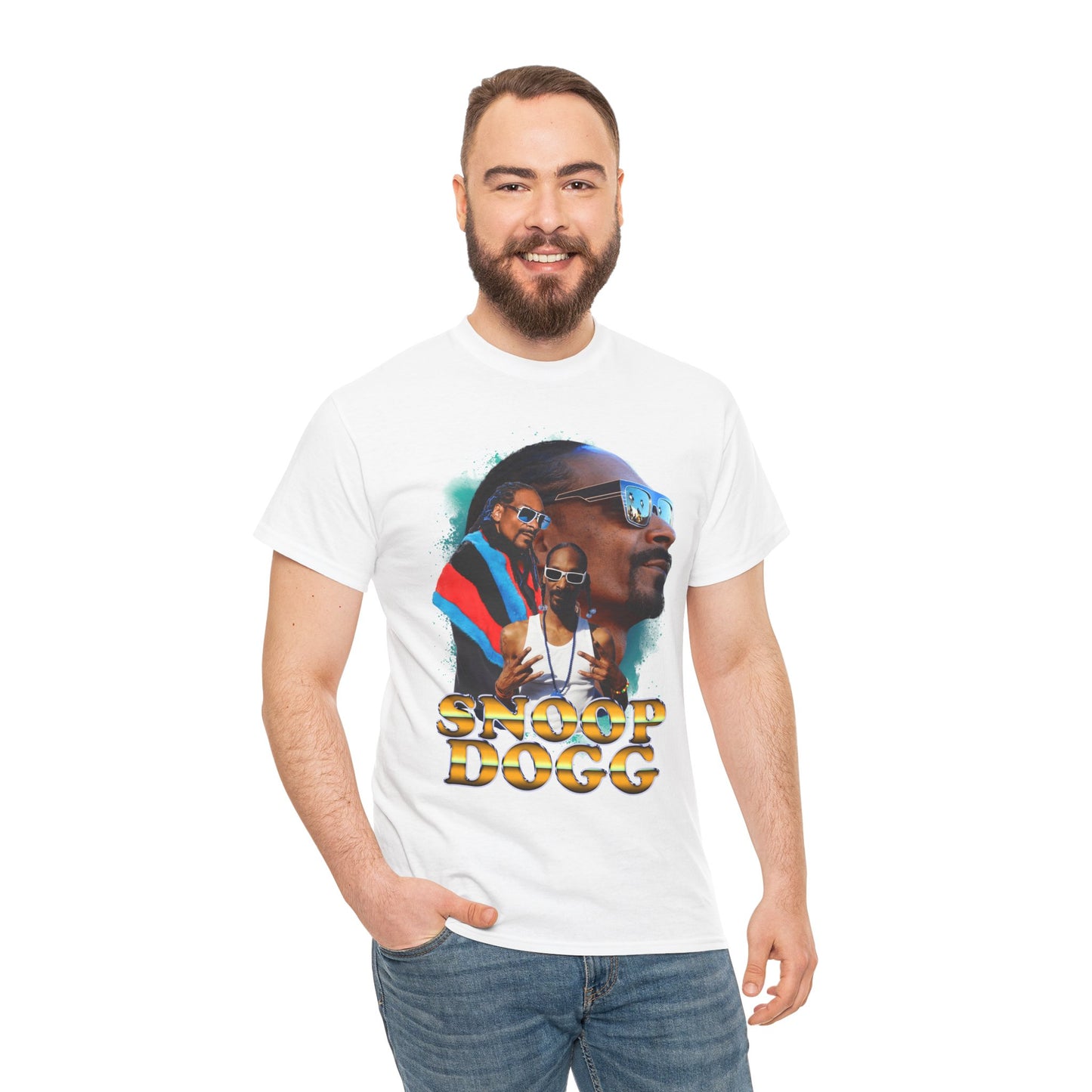 Snoop Dogg Shades On Graphic Hip Hop T-Shirt
