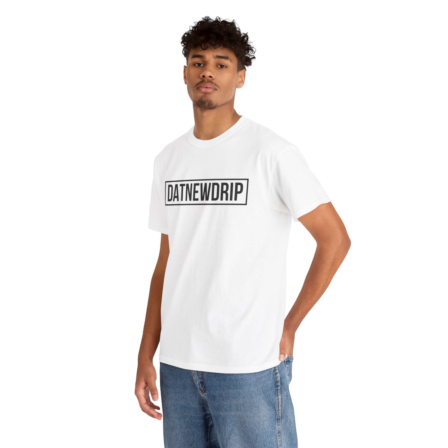 DATNEWDRIP Classic Streetwear Graphic Tee Black Label Logo