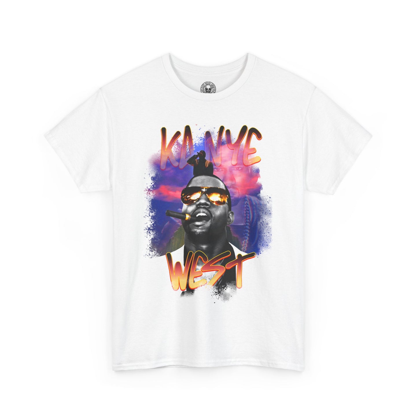 Kanye West Cigar Smokin' Graphic Hip Hop T-Shirt
