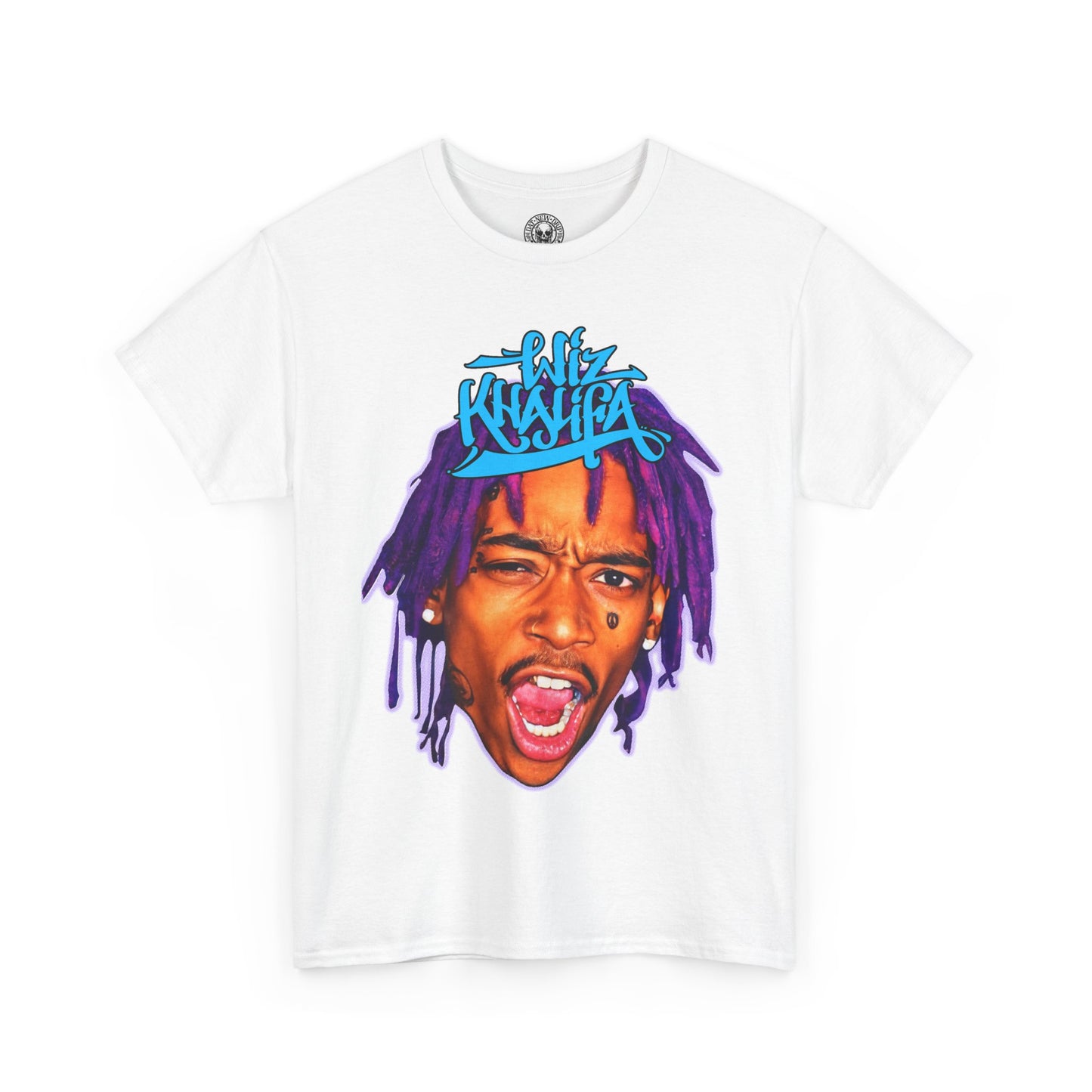 DATNEWDRIP Wiz Khalifa Big Head Graphic Hip Hop T-Shirt