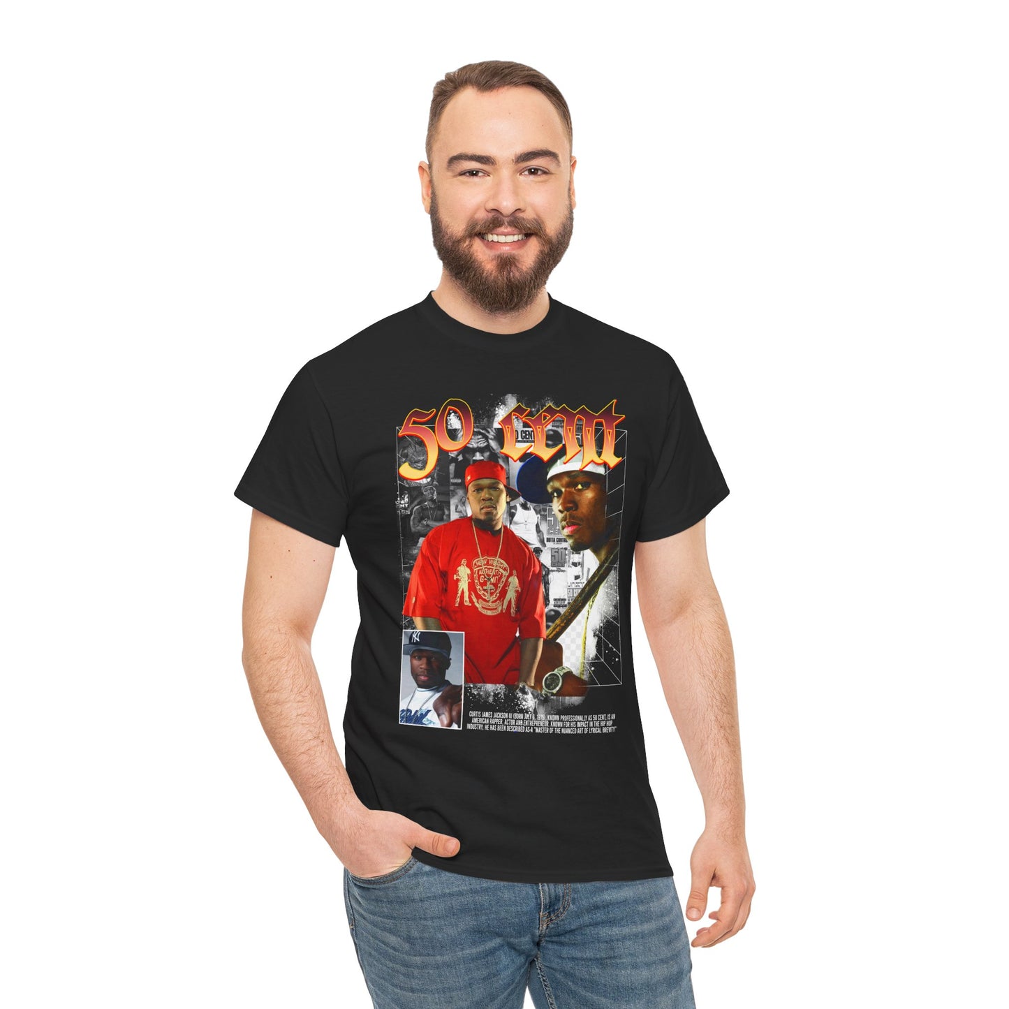 DATNEWDRIP 50 Cent The Greatest Graphic Hip Hop T-Shirt