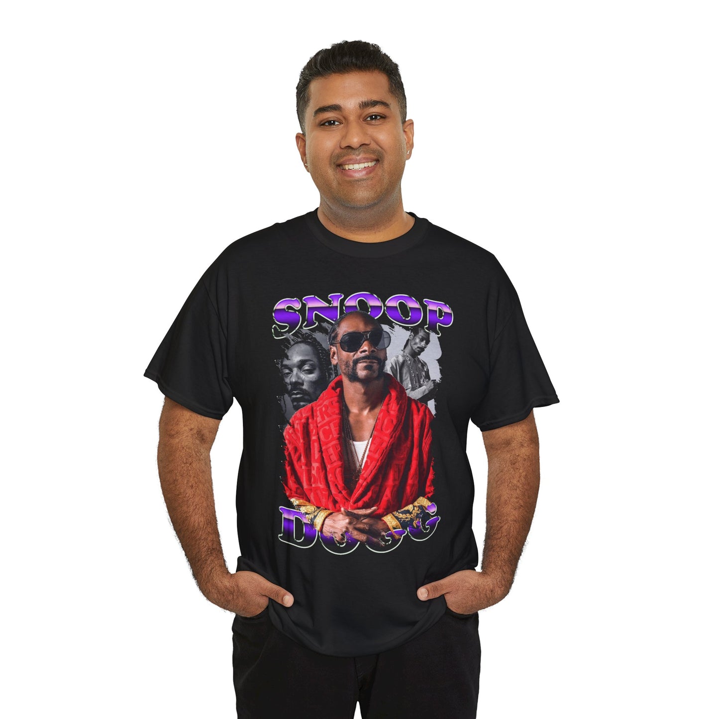 Snoop Dogg Red Robes Graphic Hip Hop T-Shirt