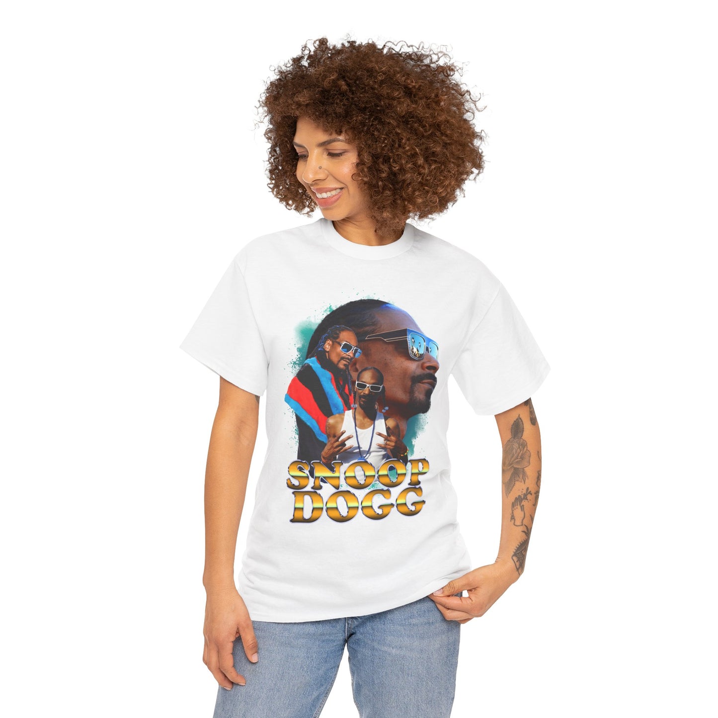 Snoop Dogg Shades On Graphic Hip Hop T-Shirt