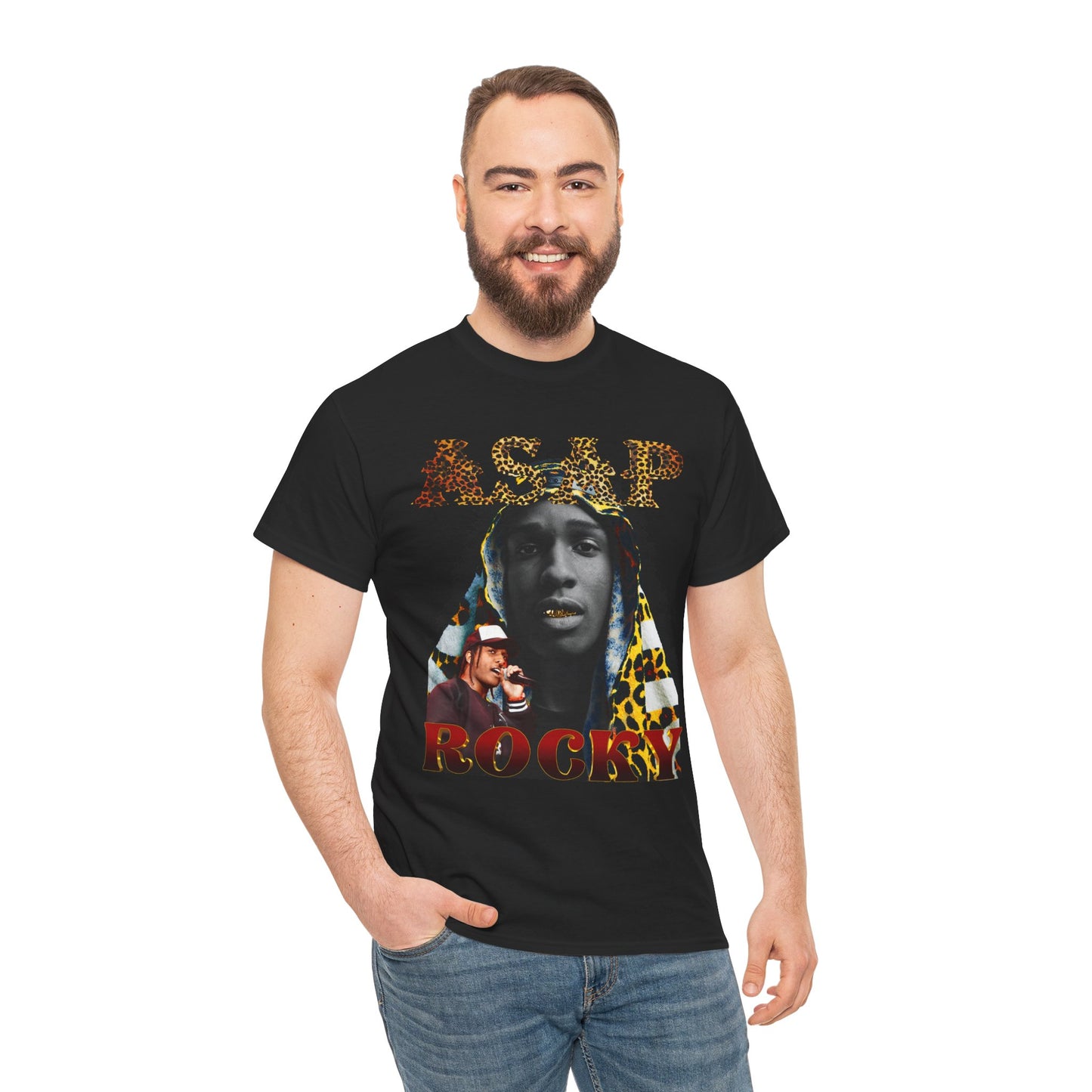 DATNEWDRIP ASAP Rocky The King Graphic Hip Hop T-Shirt
