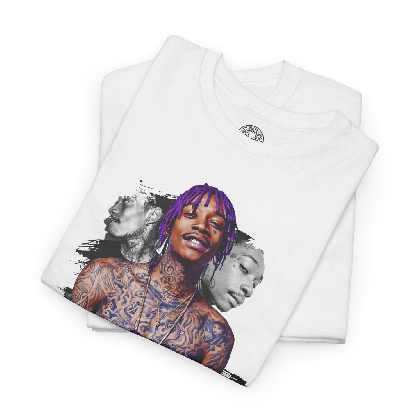 DATNEWDRIP Wiz Khalifa Stand Up Graphic Hip Hop T-Shirt