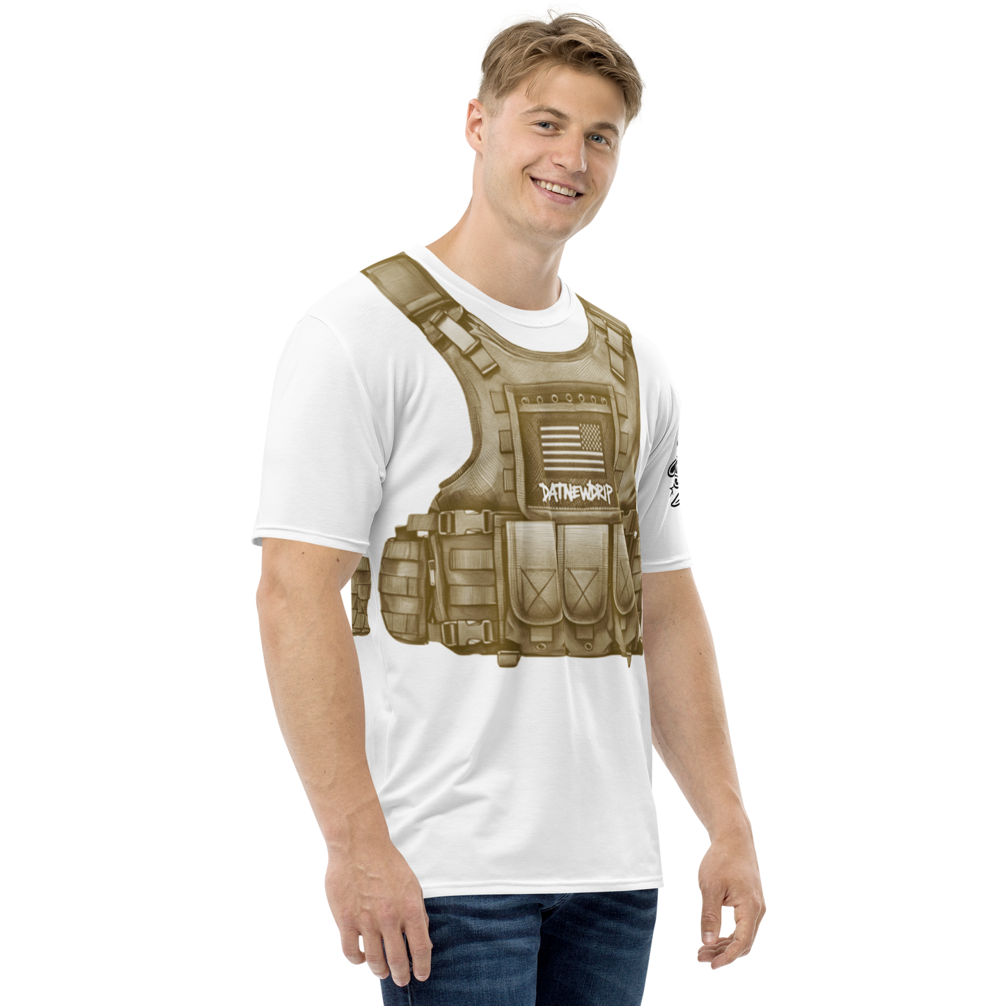 DATNEWDRIP Y2K tactical vest graphic tee designed for a stylish, edgy look