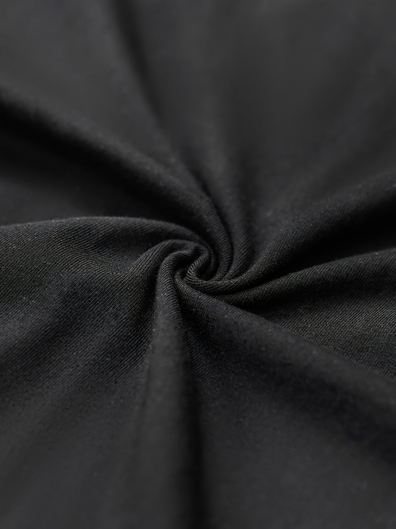 Close-up of soft fabric showcasing a black Bob Seger t-shirt mens with a comfortable texture