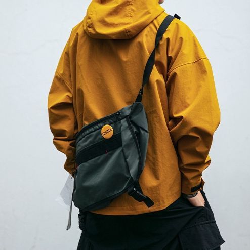 Loose Multi-Pocket Hip Hop Jacket - Mens