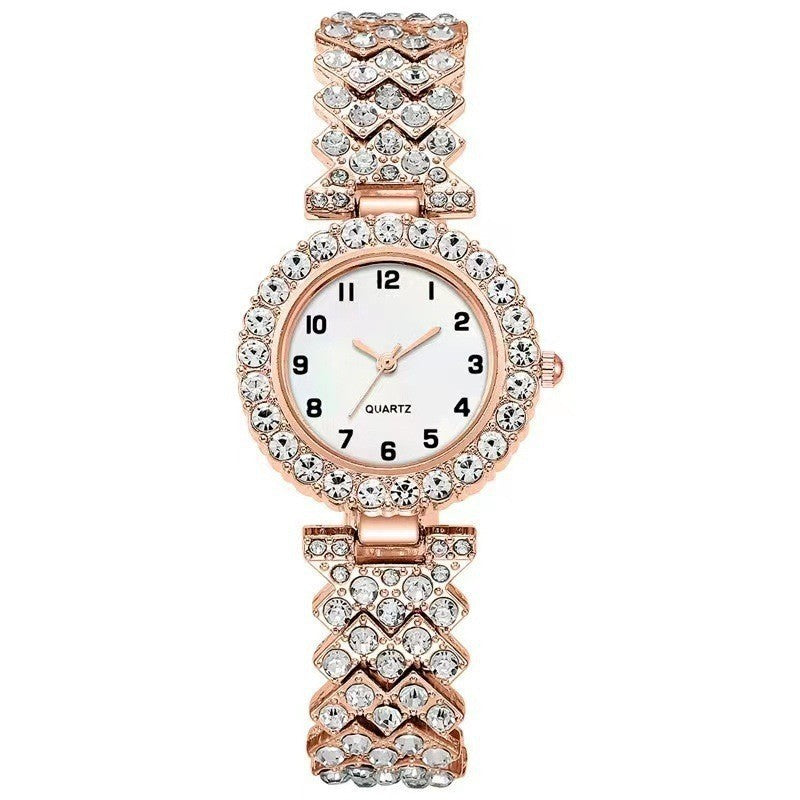 Iced Out Luxury Ladies Watch Box Set